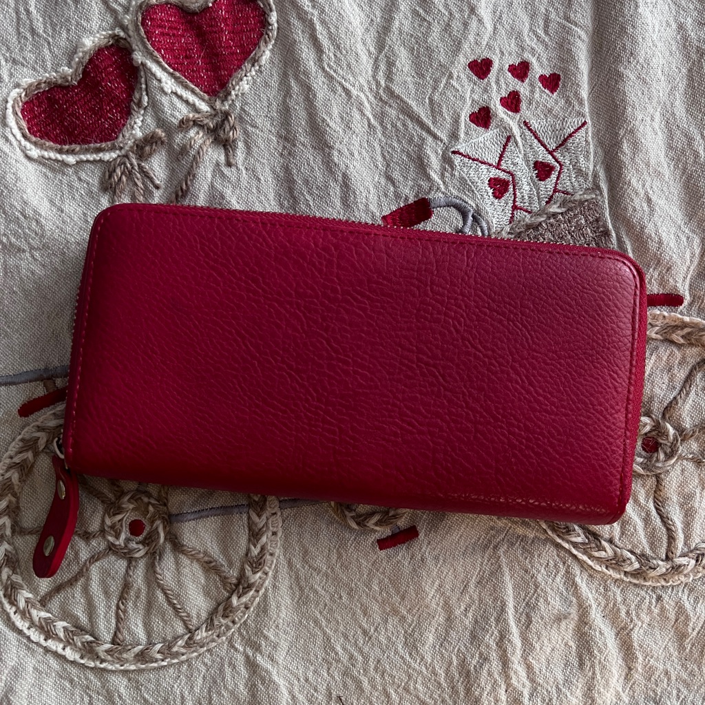 Elegant Red Women's Wallet